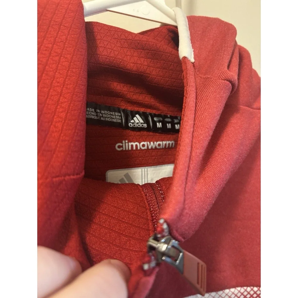 Adidas Indiana University Hooded‎ Sweatshirt Pullover - Men's Medium.